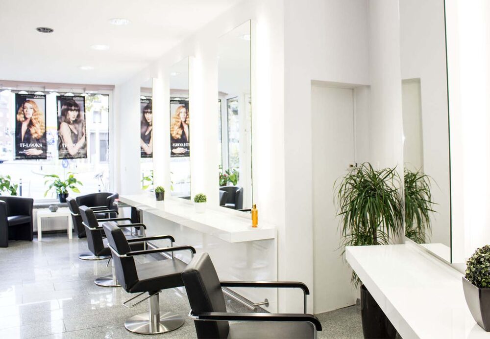 Arbeitsplatz im Salon